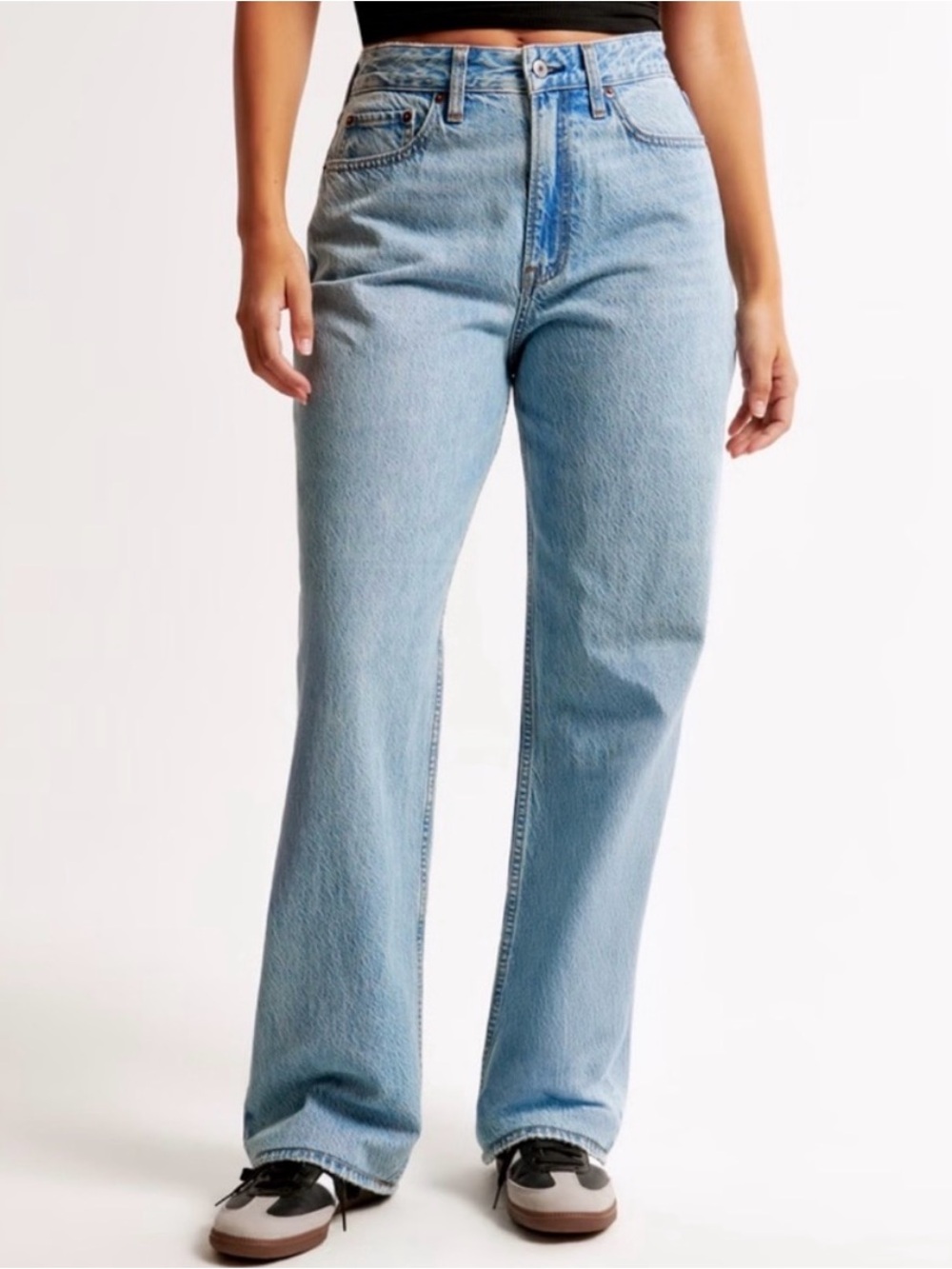 ABERCROMBIE & FITCH |  the loose high rise curve love jeans